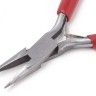 Купить Тонкогубцы (утконосы короткие) 22 без бороздок 130мм с красными ручками (инструменты для бижутерии) с доставкой по России