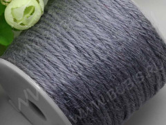 Шпагат 07 пеньковый (конопляный) шнур тонированный 2мм серый (шнуры) (1м)