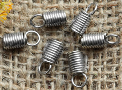 Концевик 009 пружинка 11*4,5мм цвет платины (Iron) (10шт.)