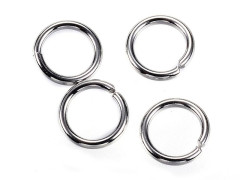 Колечки одинарные 16*1,2мм простые соединительные цвет платины (Хирургическая сталь) (10шт)