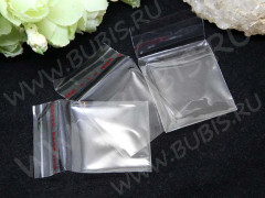 Пакет 11 с липким слоем 3*3см (+2см) прозрачный (упаковка) (50шт.)