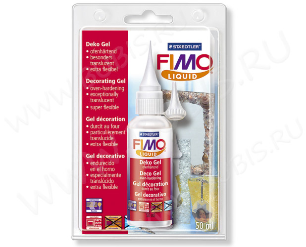 Гель декоративный FIMO Liquid запекаемый - жидкая пластика (Fimo) (200мл)