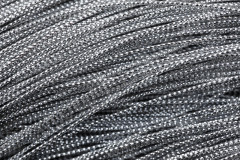 Металлизированный шнур 01 0,8мм серебристый (1м)