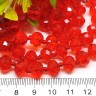 Бусина кристалл Абакус гранёный 10*10*7,5мм св.красный прозрачный (имитация Сваровски) Купить Бусина кристалл Абакус гранёный 10*10*7,5мм св.красный прозрачный (имитация Сваровски) с доставкой по России
