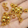 Купить Бусина с петлёй 033 Бейл классика 11,3*8*5,3мм золотистый (литьё) с доставкой по России