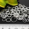 (СКИДКИ!!!) МИКС колечек 07 ТОЛЬКО двойные микс 4-10мм серебристые (Iron) (25гр) Купить (СКИДКИ!!!) МИКС колечек 07 ТОЛЬКО двойные микс 4-10мм серебристые (Iron) (25гр) с доставкой по России
