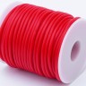 Полиуретановый шнур 13 3мм ПОЛЫЙ красный матовый (1м) Купить Полиуретановый шнур 13 3мм ПОЛЫЙ красный матовый (1м) с доставкой по России