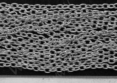 (СКИДКИ!!!) Цепочка I029 с простым плетением звено 3*2мм цвет платины (Iron) (5 МЕТРОВ)