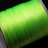 Купить Вощёный полиэстеровый шнур "корейский" 2мм салатовый (1м) с доставкой по России
