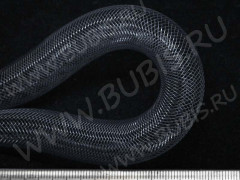 Нейлоновая ювелирная сетка 16мм серая (шнуры) (1м)