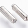 Купить Заглушка зажим концевик для булавки 10*2,6мм цвет платины (Brass) (10шт.) с доставкой по России