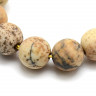 Купить (ОПТ) Бусина округлая 4мм Яшма Пейзажная (камни) (НИТЬ) с доставкой по России