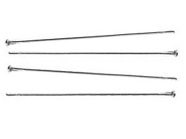 (ОПТ)Штифт со шляпкой 40*0,7мм цвет платины (никель) (Iron) (100г) 