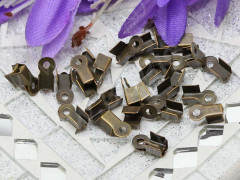 (СКИДКИ!!!) Зажимы №05 9*3,5*4мм античная бронза (Iron) (50шт.)