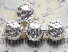 Бусина ажурная 14 Шарик 14мм серебристый (Iron) 