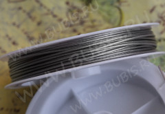 Ланка (струна) 1мм цвет платины (1м)