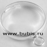 Основа (заготовка) для кольца 013 17мм с одной петлёй серебристая (Brass) Купить Основа (заготовка) для кольца 013 17мм с одной петлёй серебристая (Brass) с доставкой по России