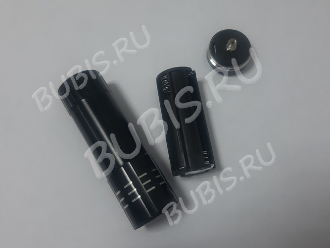 УФ лампа 06 6Вт 9 LED фонарик 8,3*2,4см серебристый (инструменты для смолы)