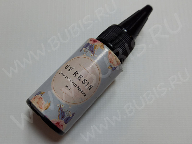 Ювелирная смола 02 УФ отверждения жёсткая Hard UV RESIN (30г)