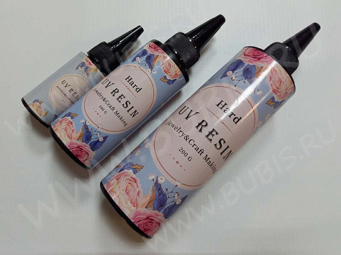 Ювелирная смола 02 УФ отверждения жёсткая Hard UV RESIN (30г)