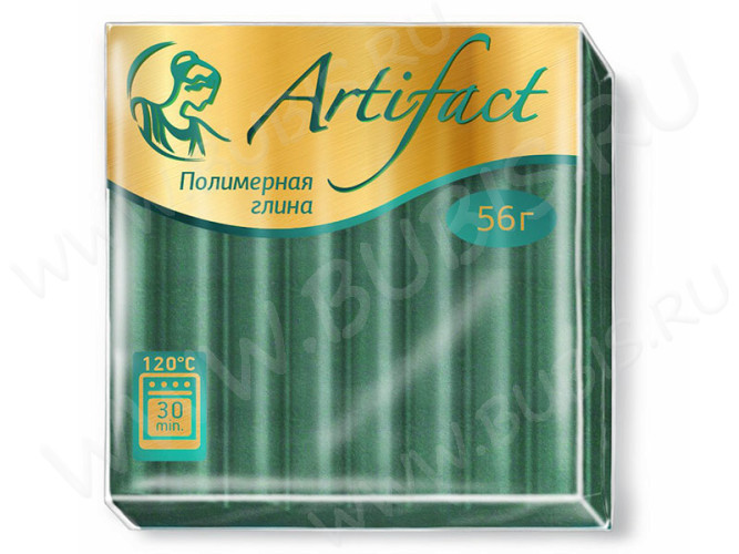 Полимерная глина Артефакт 152 травяной классический 56г.