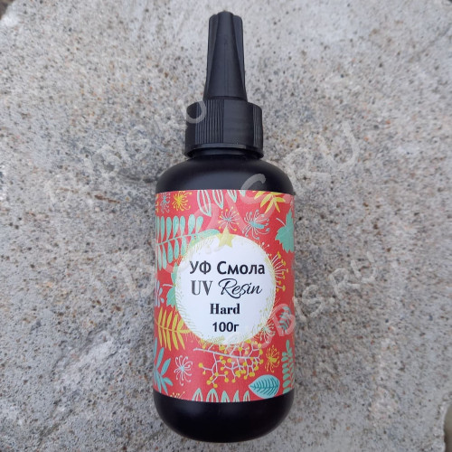 Ювелирная смола 04 УФ отверждения жёсткая Hard UV RESIN (500г) (Bubis Craft)