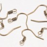 (СКИДКИ!!!) Швензы-крючки №003 без шарика 15*15мм античная бронза, БЕЗ НИКЕЛЯ (Iron) (10 пар) Купить (СКИДКИ!!!) Швензы-крючки №003 без шарика 15*15мм античная бронза, БЕЗ НИКЕЛЯ (Iron) (10 пар) с доставкой по России