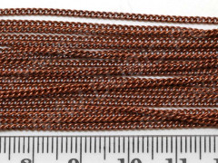 Цепочка C06 простая кручёная звено 2,0*1,6мм античная медь (Brass) (50см)