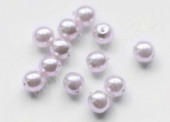Бусина &quot;жемчуг&quot; 3мм бл.св.сиреневая (стекло) (50шт.)