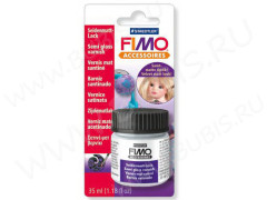Лак FIMO полуматовый на водной основе (35мл)