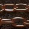 Купить Цепочка I003 с простым плетением звено 5*3мм античная медь (Iron) (50см) с доставкой по России