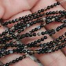 (ОПТ) Бусина округлая 2,5мм Агат черный натуральный (камни) (НИТЬ) Купить (ОПТ) Бусина округлая 2,5мм Агат черный натуральный (камни) (НИТЬ) с доставкой по России