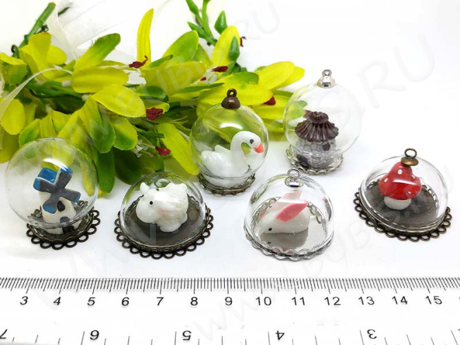 Подвеска-сеттинг Круг 35 коннектор (сеттинг 30мм) 34,5*34,5*3мм античная бронза (Brass)