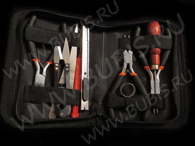 Органайзер сумочка пенал для инструментов 15,5*11*2,8см чёрный (инструменты для бижутерии)