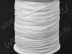 Нейлоновый шнур 13 круглый 1,5мм белый (1м)