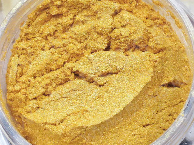 Перламутровый пигмент (mica) Bubis Crafts золотистый (красители)