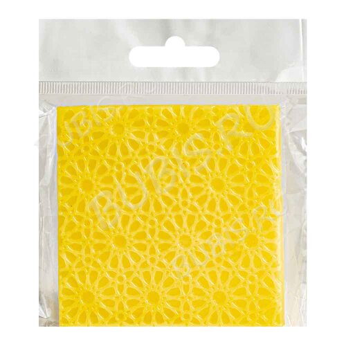 Текстурный коврик лист Артефакт 02 80*80*4,5мм (силикон)