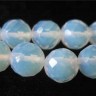 Купить (ОПТ) Бусина округлая ГРАНЁНАЯ 6мм Лунный камень синт. (Опалит) (камни) (НИТЬ) с доставкой по России