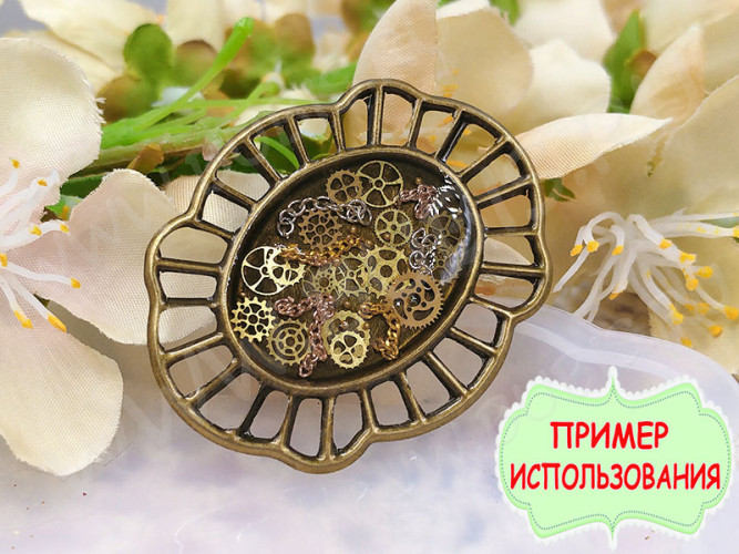 Цепочка C11 тонкая звено 1,5*1мм серебристая (Brass) (50см)