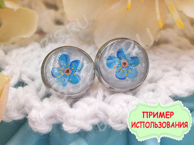 Перламутровый пигмент (mica) Bubis Crafts белый жемчужный (красители)