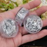 Наполнение для смолы и бутылочек 110 Поталь Bubis Crafts фольга серебристая в контейнере (декор) Купить Наполнение для смолы и бутылочек 110 Поталь Bubis Crafts фольга серебристая в контейнере (декор) с доставкой по России