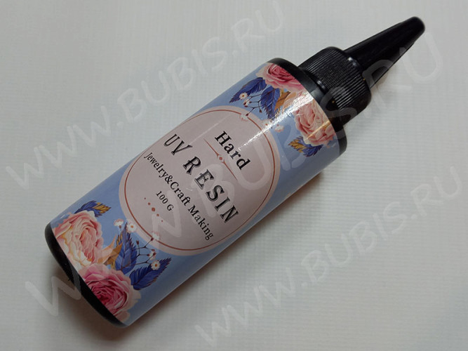 Ювелирная смола 02 УФ отверждения жёсткая Hard UV RESIN (100г)