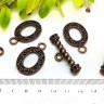 158 Тоггл крупный овальный 33*22мм и 39*13мм античная медь (литьё) Купить 158 Тоггл крупный овальный 33*22мм и 39*13мм античная медь (литьё) с доставкой по России