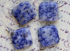 Подвеска Ромб 01 33*24,5*6,5мм Содалит (камни)