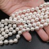 (ОПТ) Бусина Жемчуг 35 Sea Shell Perl округлый 7-8мм белый имит. (камни) (нить 22-23см) Купить (ОПТ) Бусина Жемчуг 35 Sea Shell Perl округлый 7-8мм белый имит. (камни) (нить 22-23см) с доставкой по России