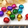 Купить Подвеска Бубенчик 05 3D 13,5*11,5*10,5мм микс цветов (Aluminium) (10шт.) с доставкой по России