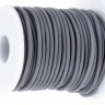 Купить Полиуретановый шнур 14 2мм ПОЛЫЙ серый матовый (1м) с доставкой по России