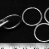 Купить (СКИДКИ!!!) Колечки обычные толстые 20*2мм цвет платины (Iron) (10шт) с доставкой по России