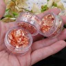 Купить Наполнение для смолы и бутылочек 111 Поталь Bubis Crafts фольга медная в контейнере (декор) с доставкой по России