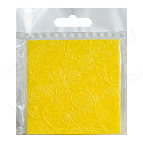 Текстурный коврик лист Артефакт 04 80*80*4,5мм (силикон)